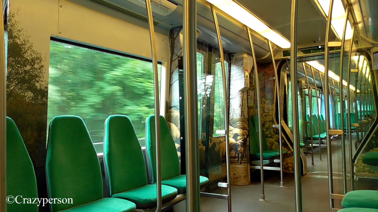 Metrorit Rotterdam Centraal - Zalmplaat op lijn D (1e dag met 'PinfoS')