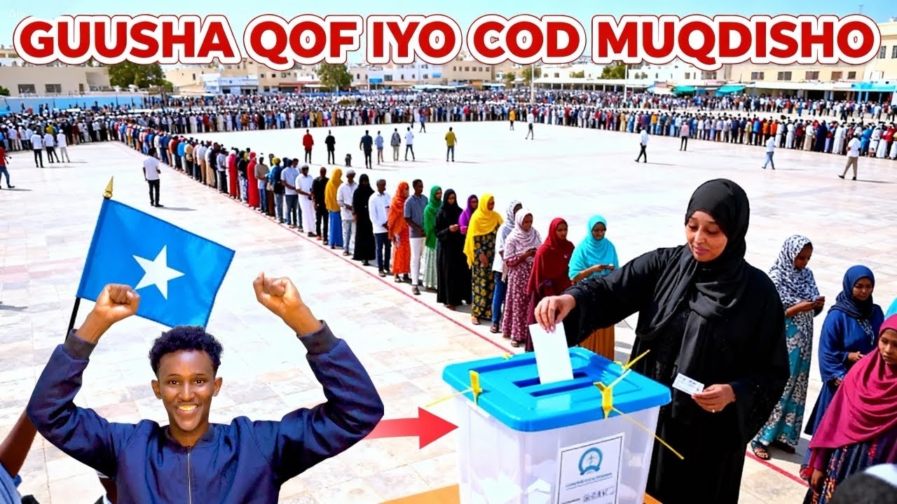 GUUL MUQDISHO DOORASHO QOF IYO COD FARXAD KUMANAAN SHACAB AH U DAREERAY NIYAD JABKA MUCAARADKA,XOG