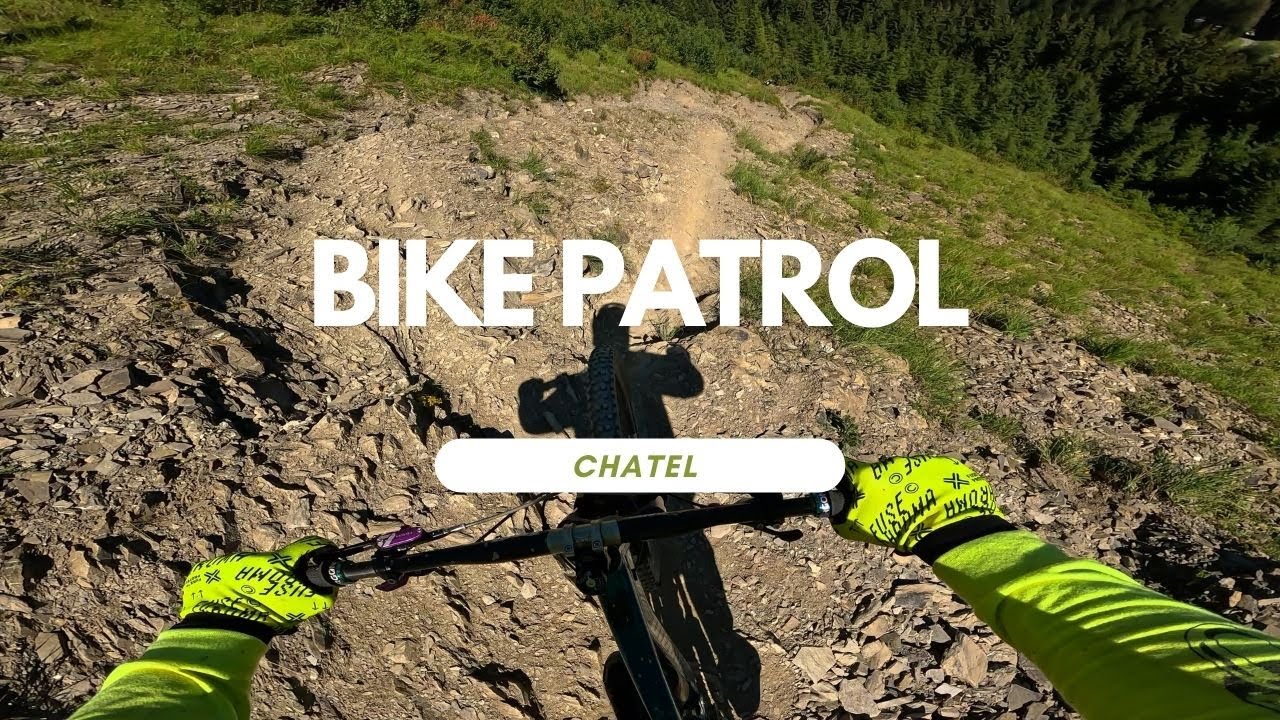 Bike Patrol Black Line Bike Park Chatel Portes du Soleil France 🇫🇷 Full Run POV RAW