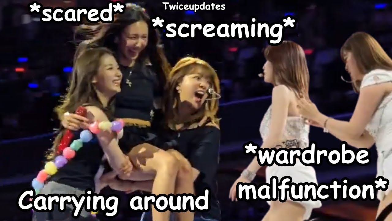 twice chaotic concert at washington ft. momo’s wardrobe malfunction 