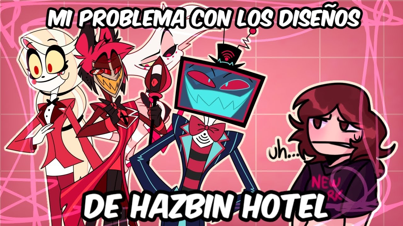 Hazbin hotel: sus diseños realmente son malos? (speedpaint + opinión)