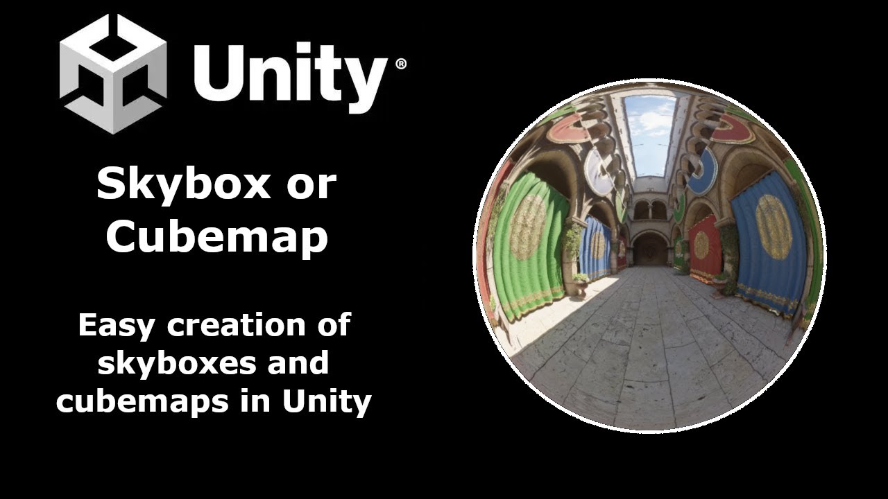 How to create skyboxes and cubemaps in Unity - THE EASY WAY!