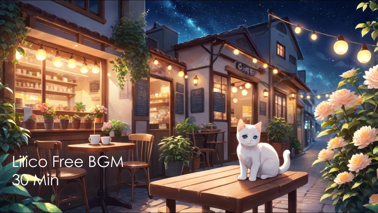 [Free BGM for Streaming]Cozy Night Cafe BGM | Smooth Jazz & Chill Background Music[30 Min]