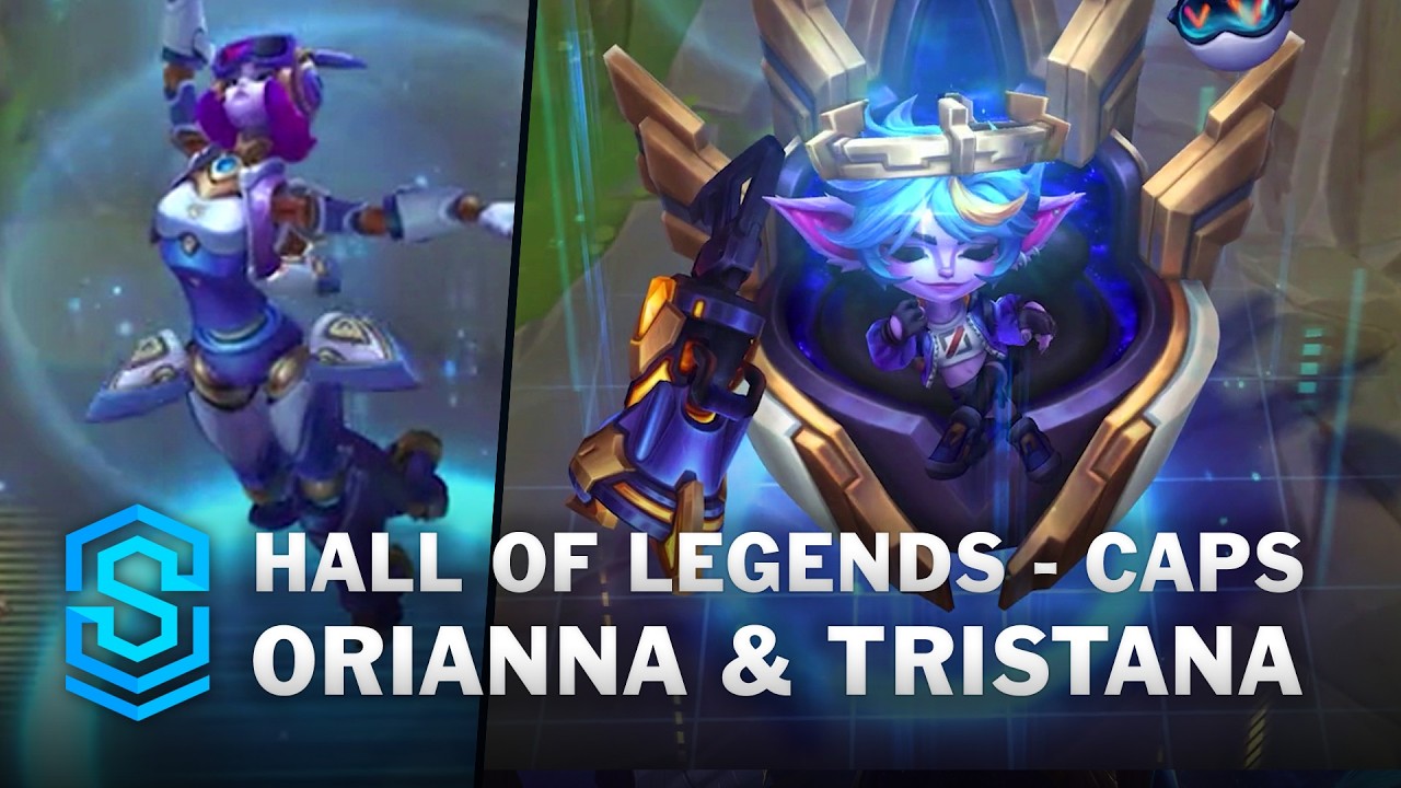Orianna & Tristana Caps Hall of Legends Skins | PBE Preview