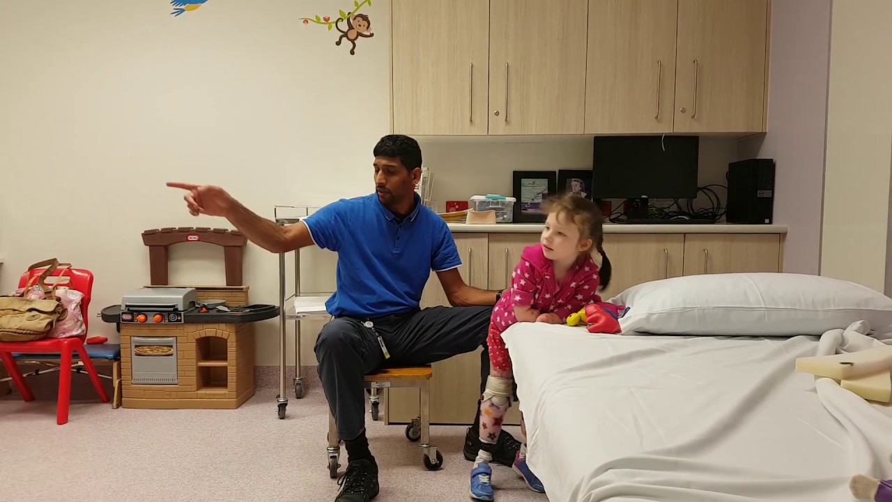 Quad Amputee Mia Walking Unaided (wait for the cheeky ending!)
