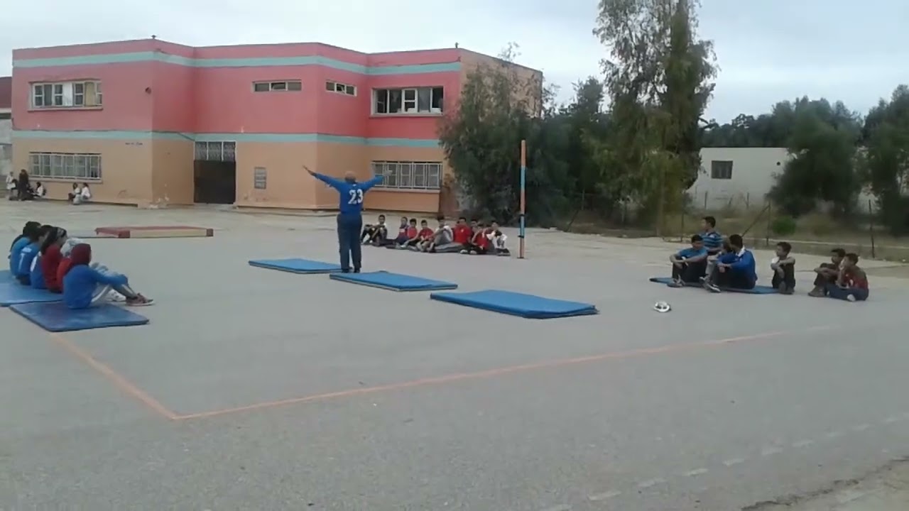 إختبار التربية البدنية الجمباز