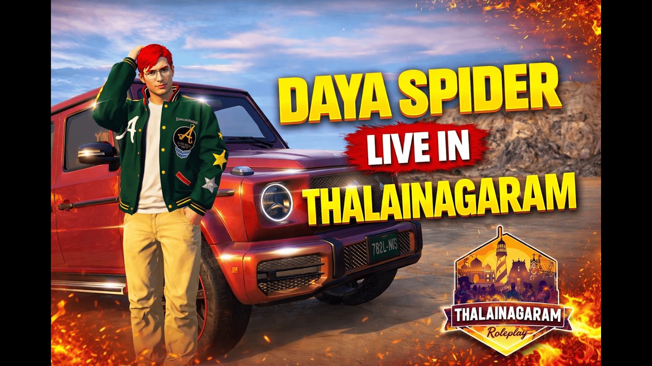 🔴LIVE | DayaSpider YT Live Stream | GTAV RP |  Thalainagaram Roleplay | DAY 7