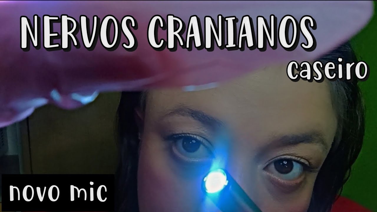 ASMR | ROLEPLAY EXAME NERVOS CRANIANOS - Asmr caseiro