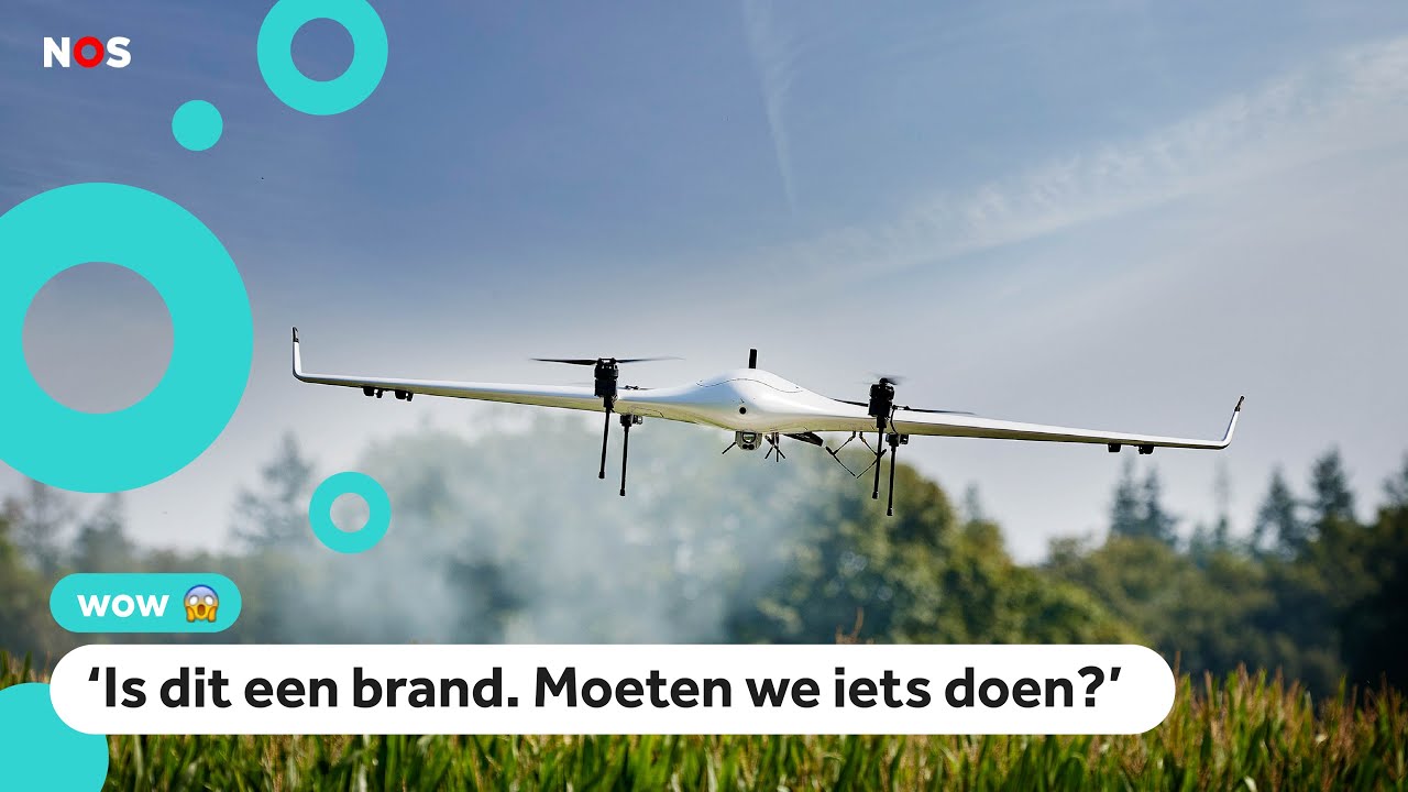 Deze drone gaat helpen bij bosbranden in Nederland