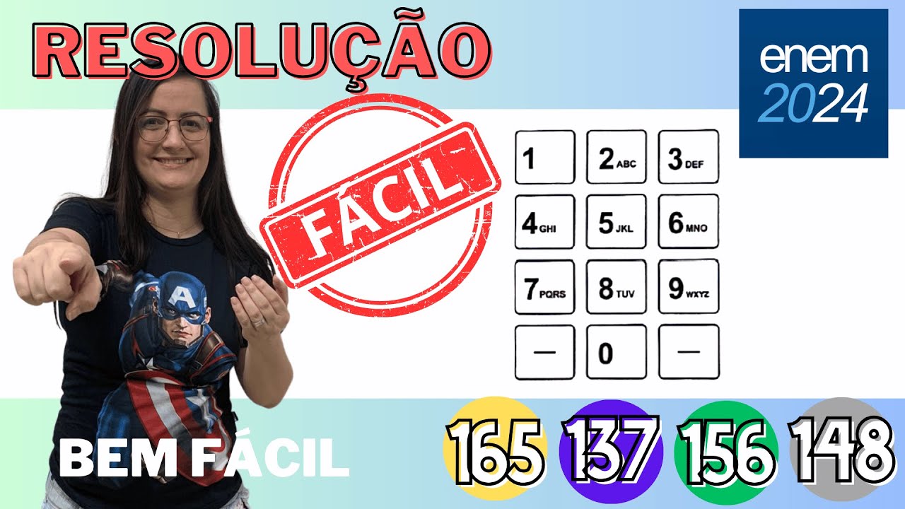 Questão 156 Análise Combinatória | Caderno Verde - Resolução Enem 2024