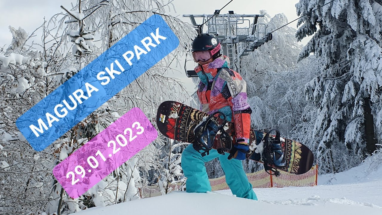 Magura Ski Park Stacja Narciarska w Beskidzie Niskim , warunki na stoku @cezarfunsport #gopro