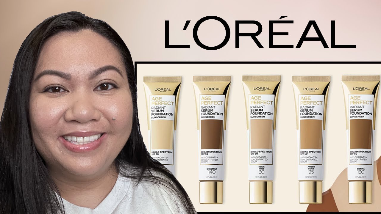 Loreal Age Perfect Radiant Serum Foundation | 8 Hour Wear Test and Review on Oily Skin |Natural Buff
