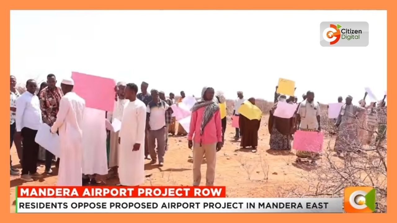 Residents of Mandera county have opposed a proposed airport project in Kairo
