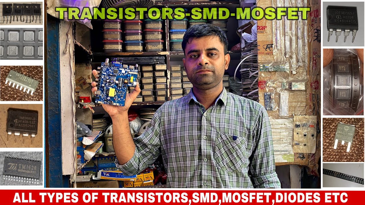 All Types Transistors | Smd | mosfet | Doides | Components | Fuese | Etc