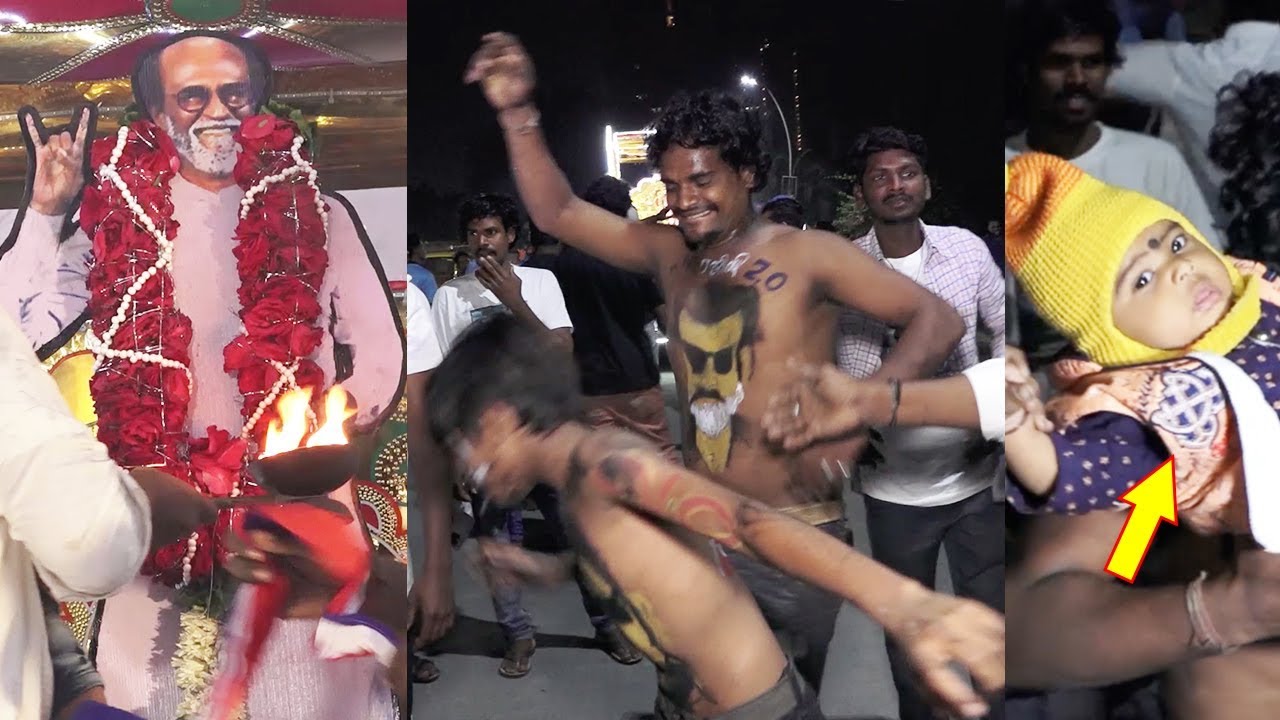 Crazy Fans Go Mad For Rajinikanth&rsquo;s 2.0 I FIRST DAY FIRST SHOW