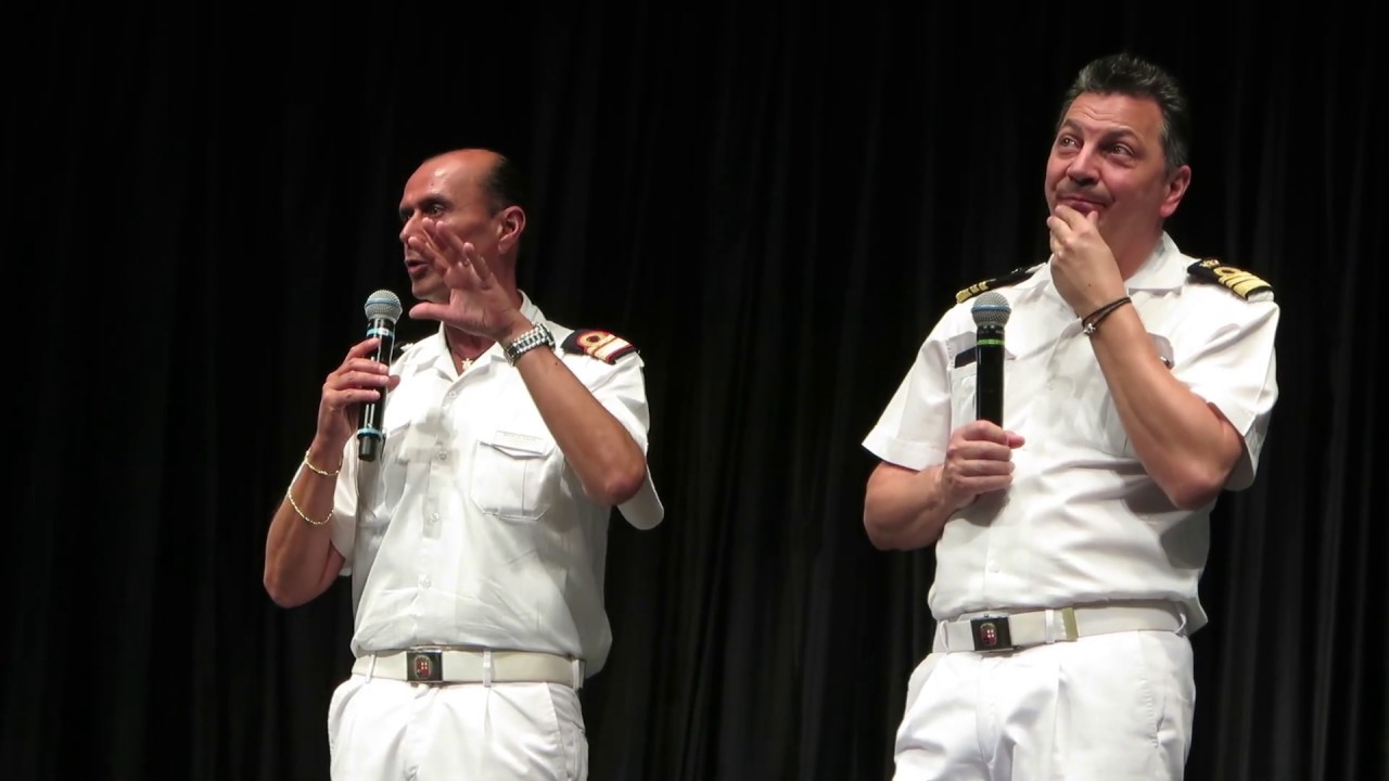 Costa Fortuna - Conferenza del Comandante