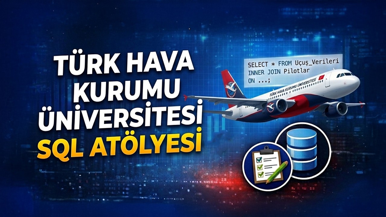 Türk Hava Kurumu Üniversitesi - SQL Atölyesi-1 #keşfet #keşfetteyiz #data #sql