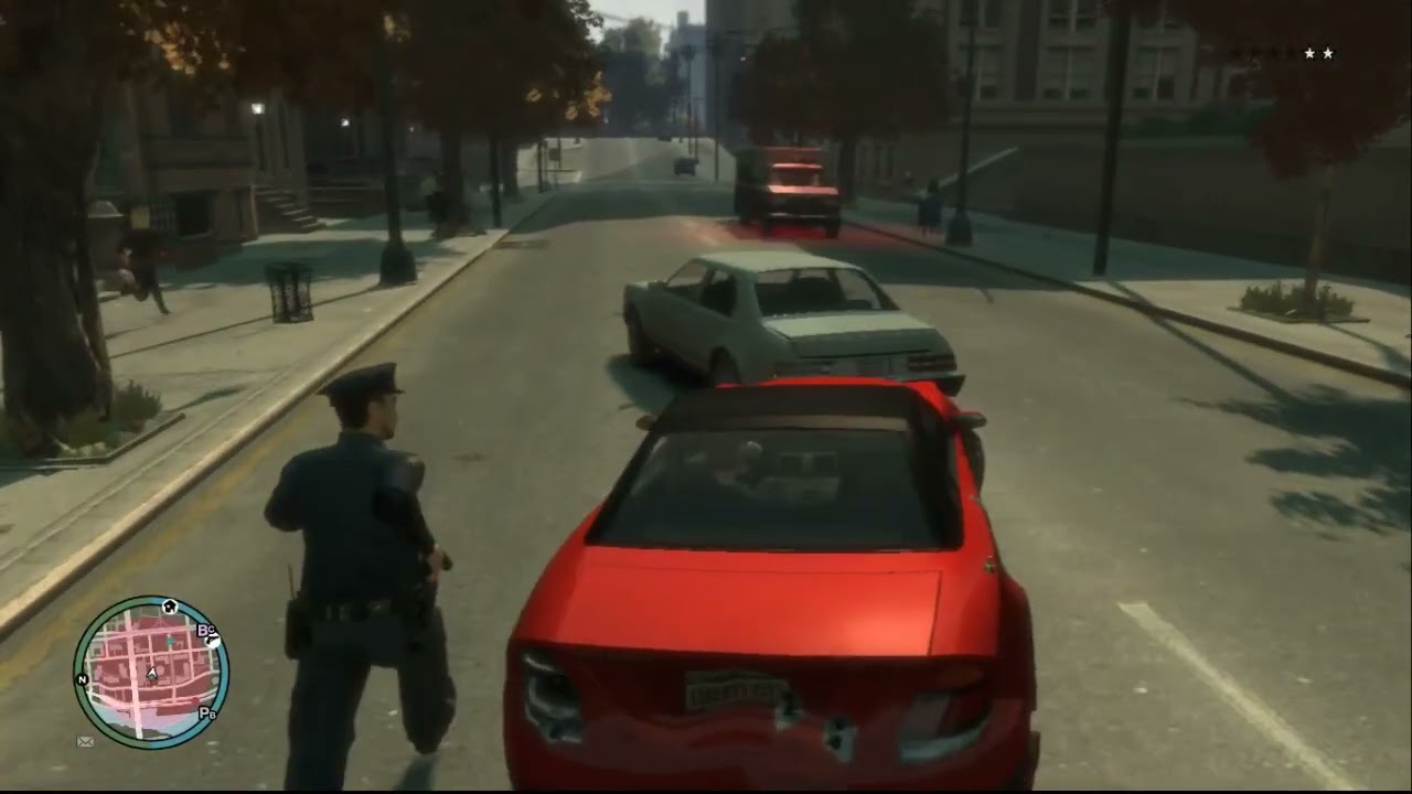 Niko Trolls the Cops in the Streets | Funny GTA IV Moments
