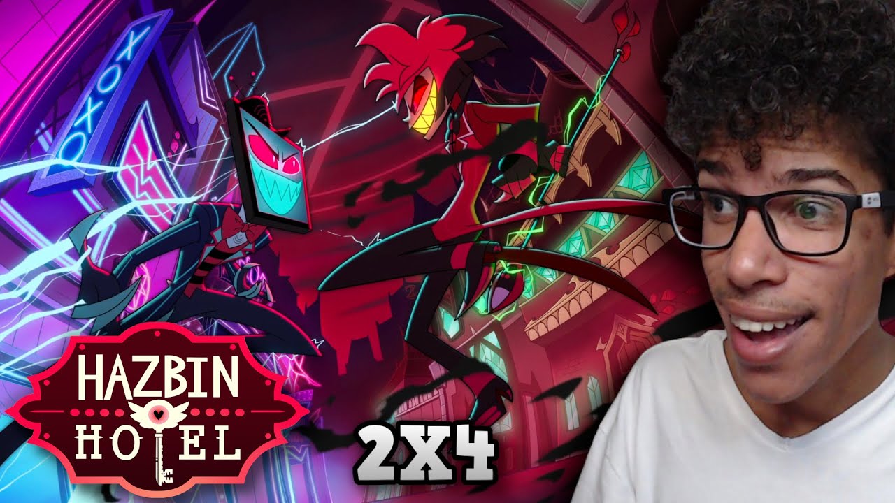 ALASTOR VS VOX !! - Hazbin Hotel 2° Temporada - React Episódio 4