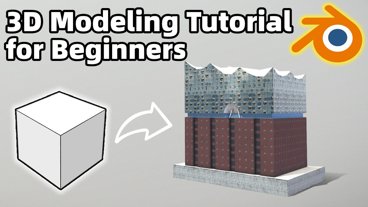 Blender Modeling Tutorial | From Cube to Elbphilharmonie (Step by Step)