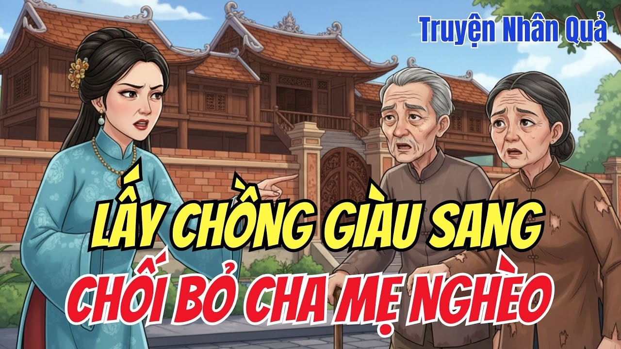 Nhân Quả Báo Ứng: CON GÁI CHỐI BỎ CHA MẸ NGHÈO – Quả Báo Đến Không Chừa Một Ai