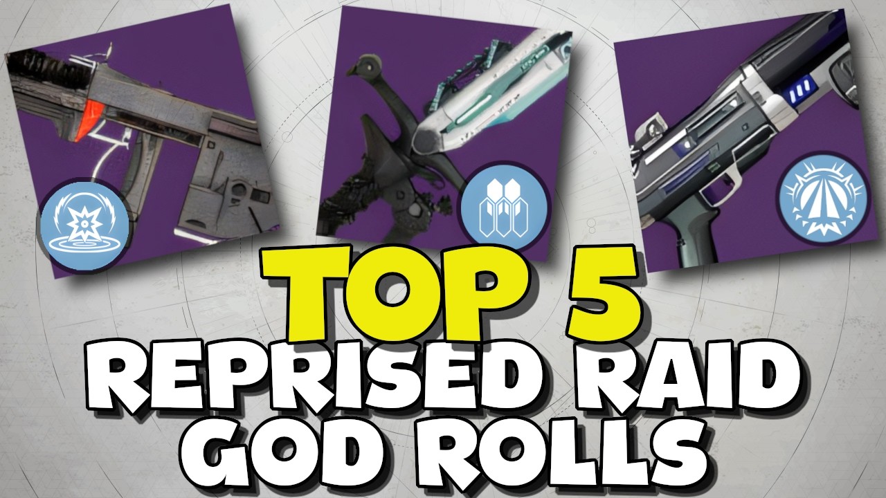 The MUST CRAFT Reprised Raid Weapons | Destiny 2