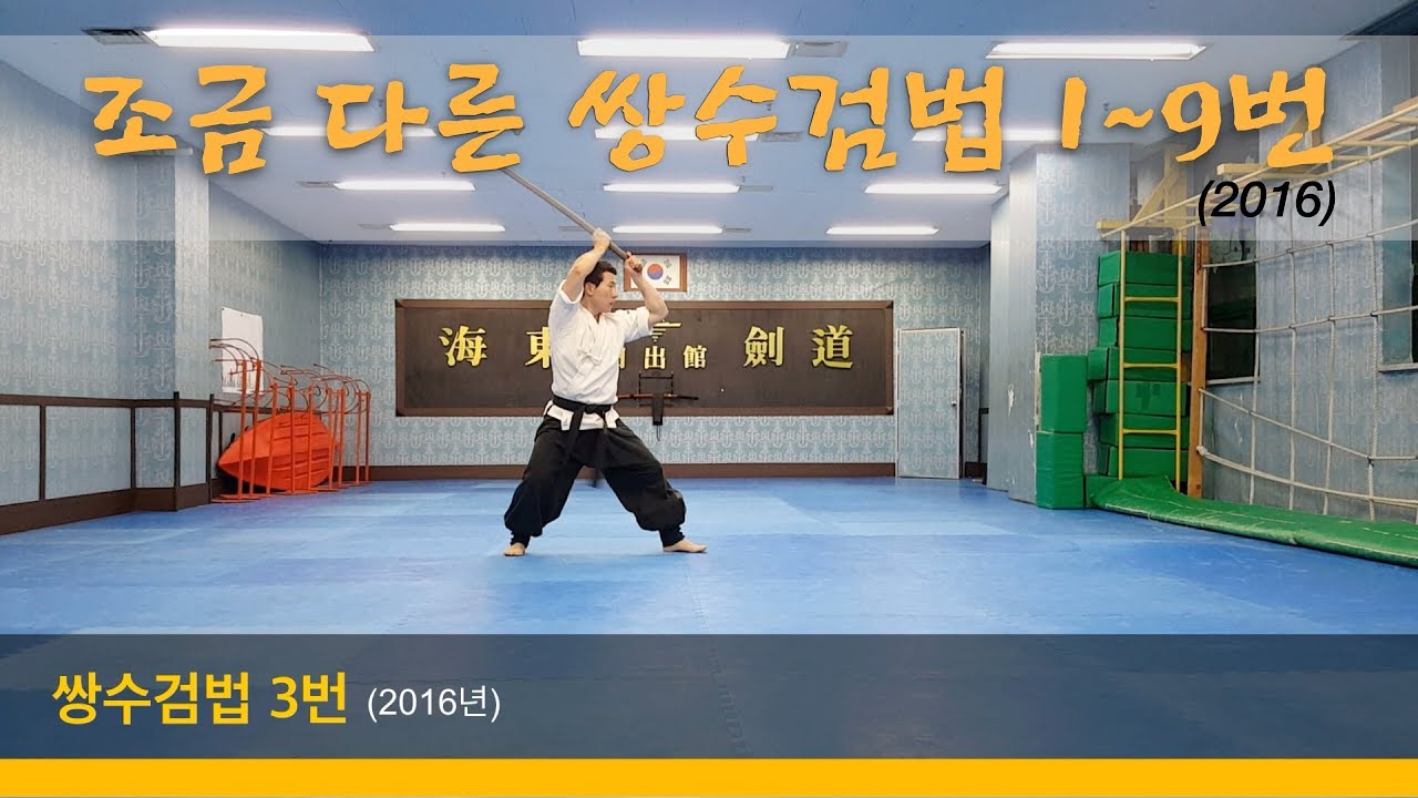 [해동검도 검법] 쌍수검법 1~9번 (2016년)