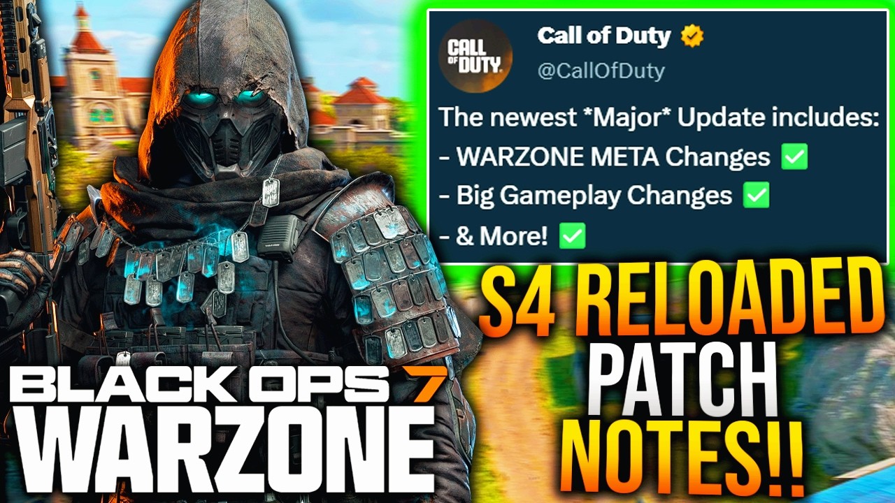 ОБЗОР ПАТЧ-НОУТА MAJOR SEASON 4 RELOADED! (МЕТА WARZONE, огромные изменения геймплея и многое дру...