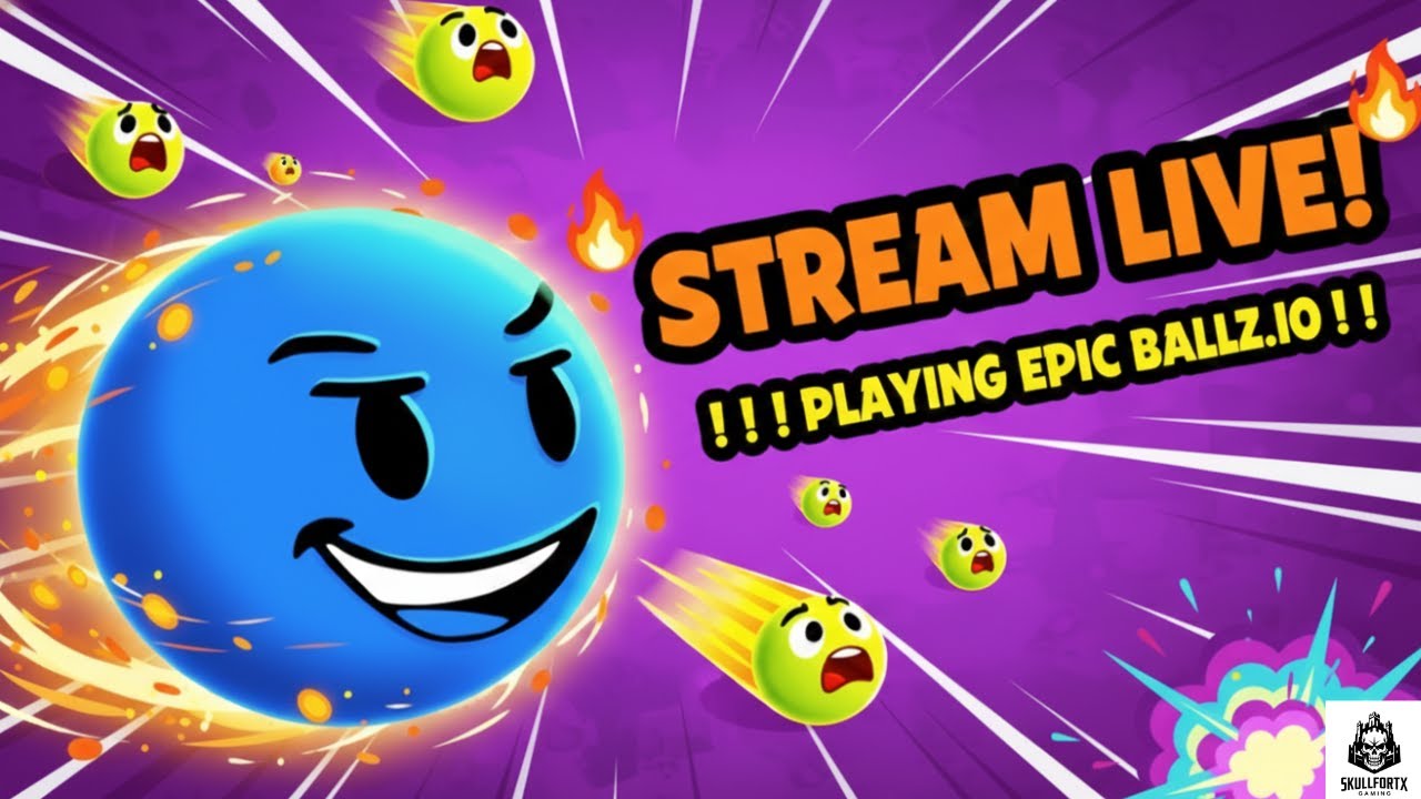 INSANE Epic Ballz.io Gameplay 😱 | Can I Survive?! SkullFortX Gaming Live Stream