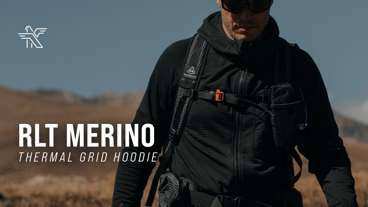 KETL RLT Merino Thermal Grid Hoodie - VF Series - Anti-Odor, Breathable, Warm & Soft Midlayer