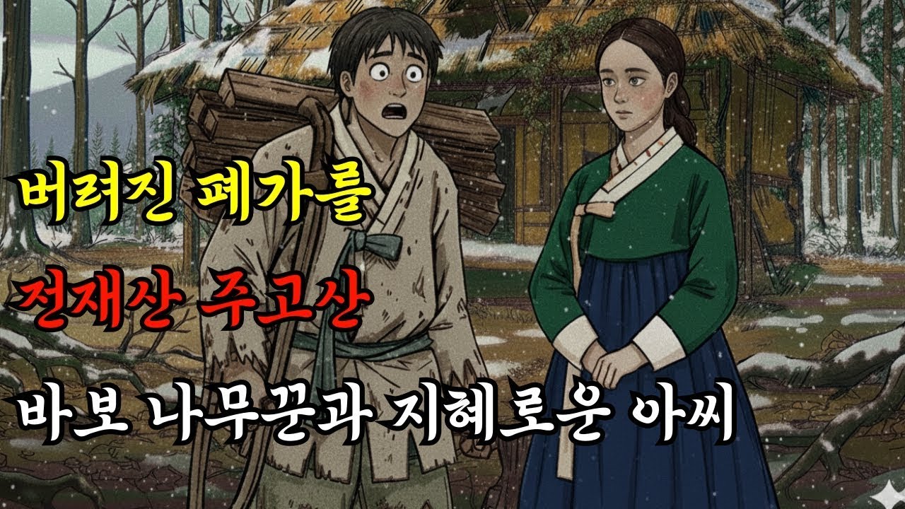 야담 버려진 폐가를 산 바보 나무꾼과 서은 아씨, 전재산이 부른 뜻밖의 결말 | 야담·민담·전설·설화·옛날이야기