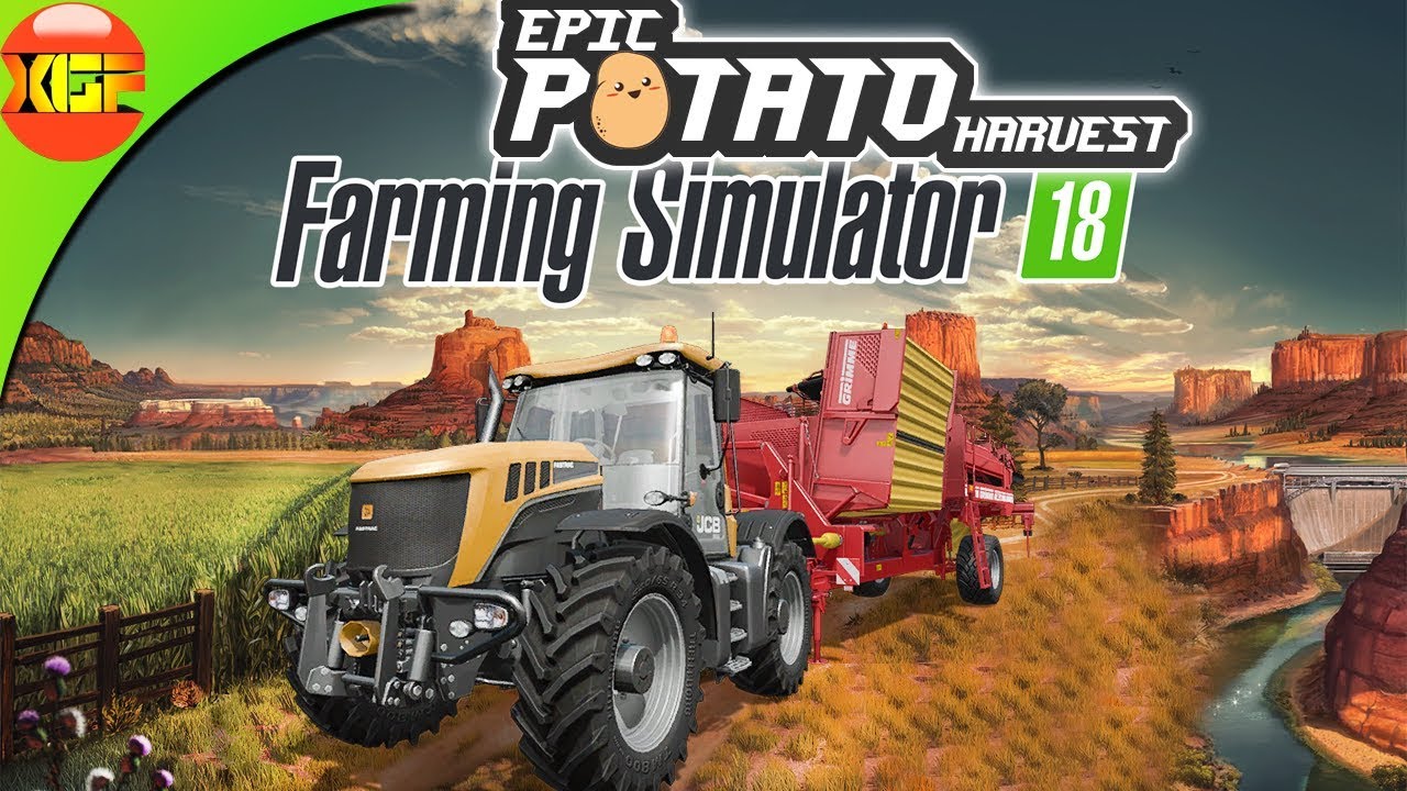 Farming Simulator 18 multiplayer gameplay #179- The ultimate potatoes harvest! Part 1