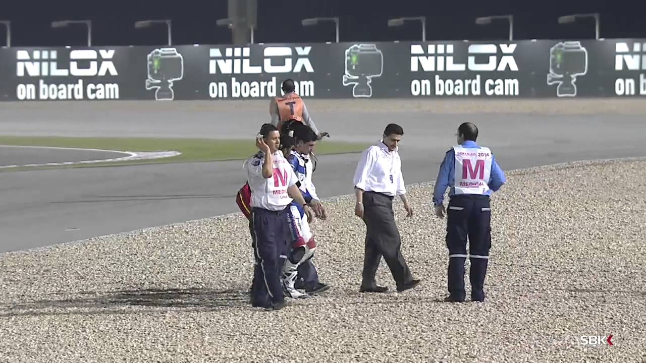 Barrier&rsquo;s spectacular highside at Losail