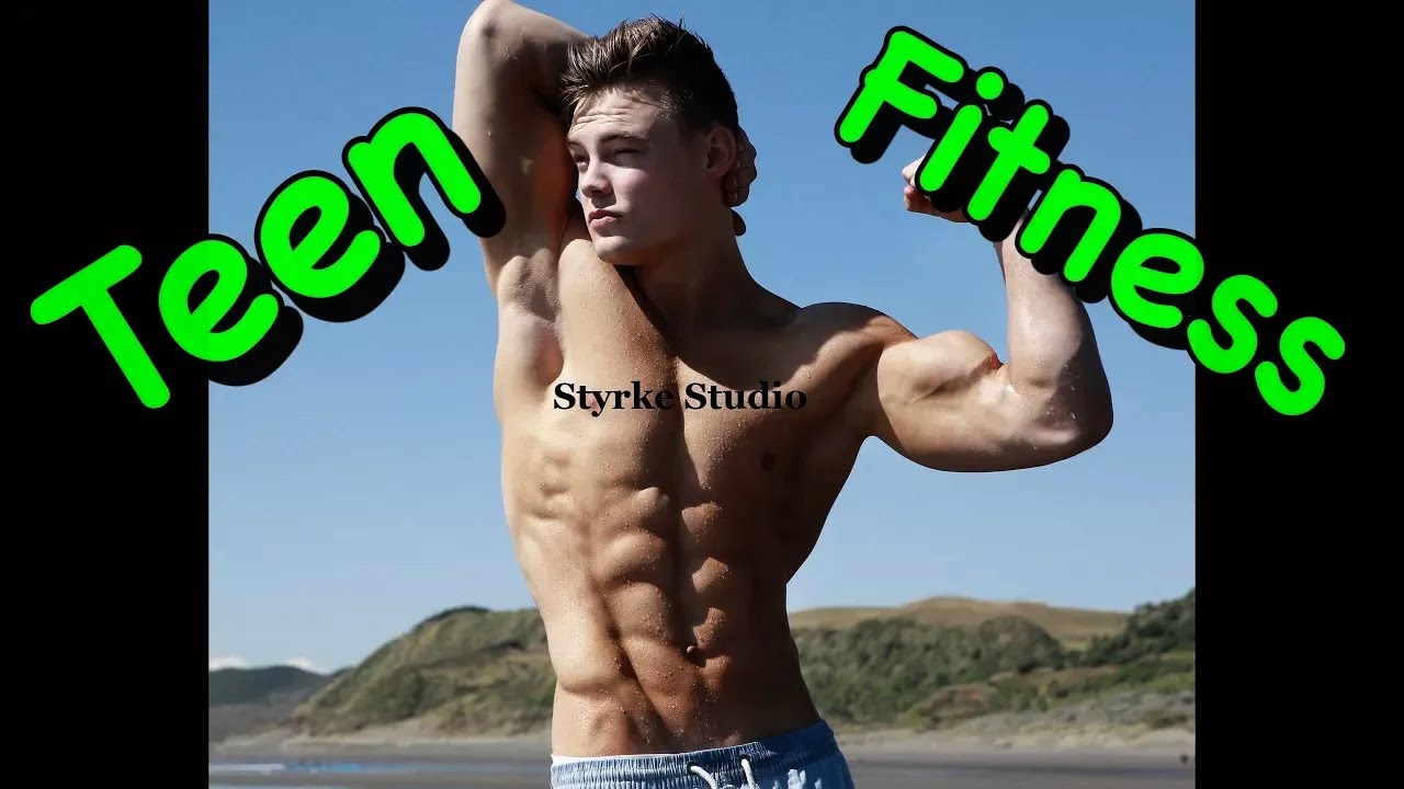 Teen Bodybuilding Fitness Model Gym Muscle Pump Zac Frost Styrke Studio