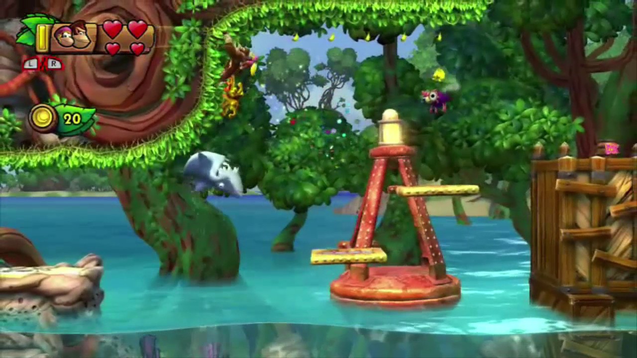 Donkey Kong Country Tropical Freeze - 1-2 - Bruchstrandung (+ Geheimausgang)