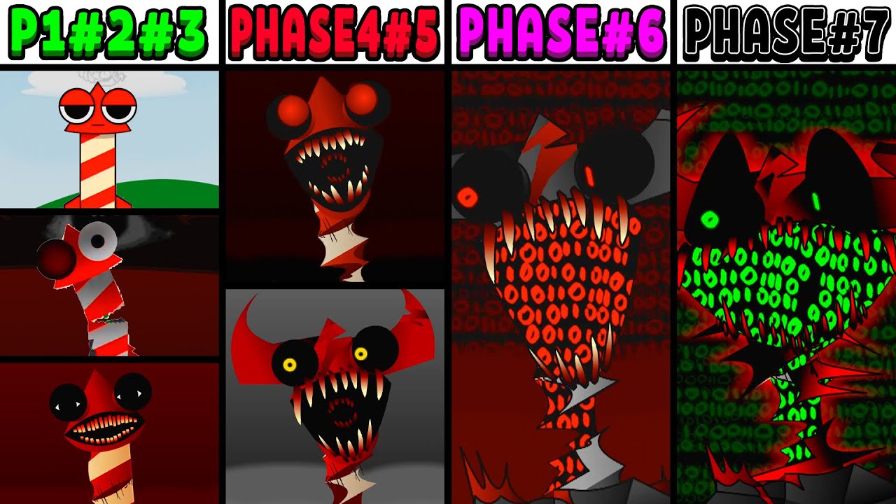 All Phases in New Incredibox Sprunki 4 of Fekket: From Phase 1 to Phase 7