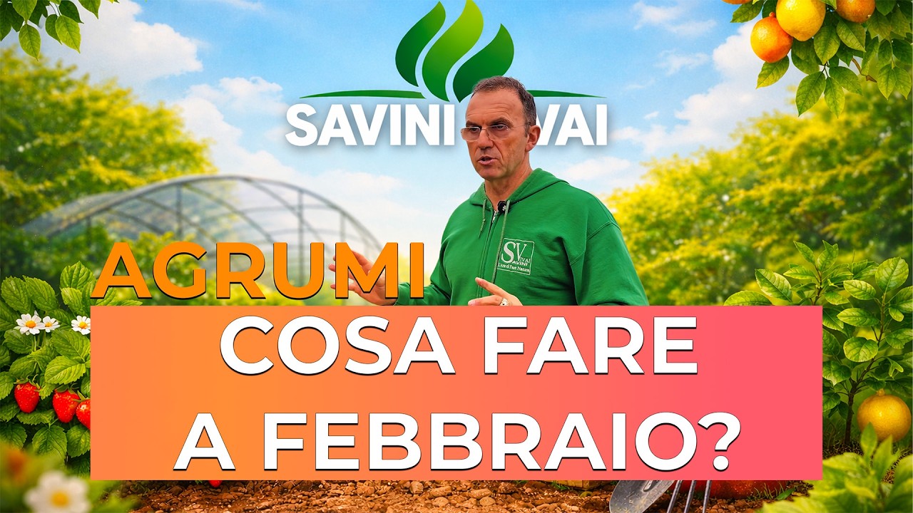 Cosa fare agli AGRUMI a FEBBRAIO? Te lo spiego! 🍋❄️