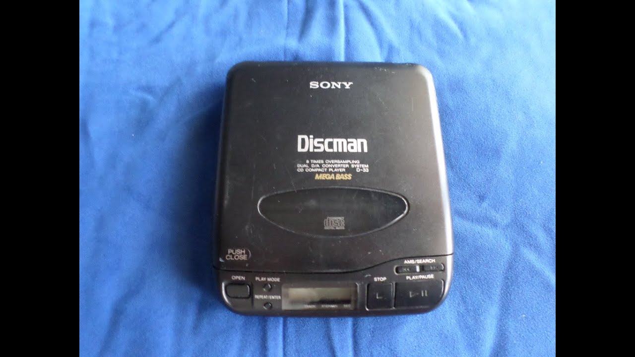 Vintage 1991 Sony Discman D-33