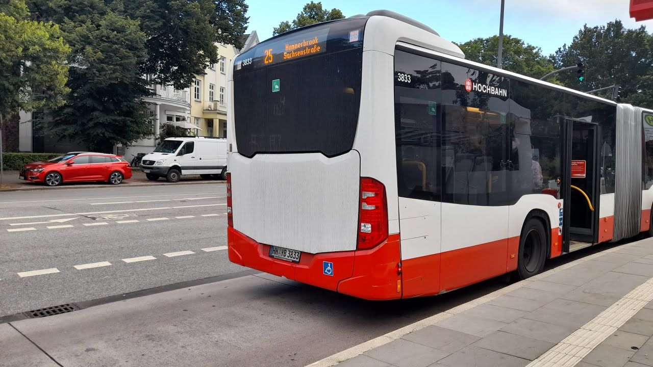 Bus Mitfahrt von Bahnhof Altona bis U Kellinghusenstraße im C2G auf 25