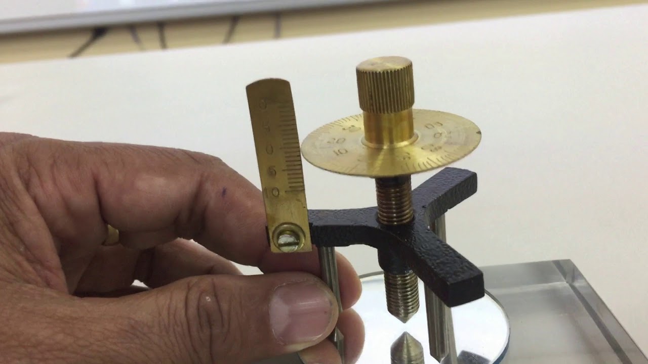 Spherometer To determine radius of curvature of spherical mirror-Prakash & Faisal