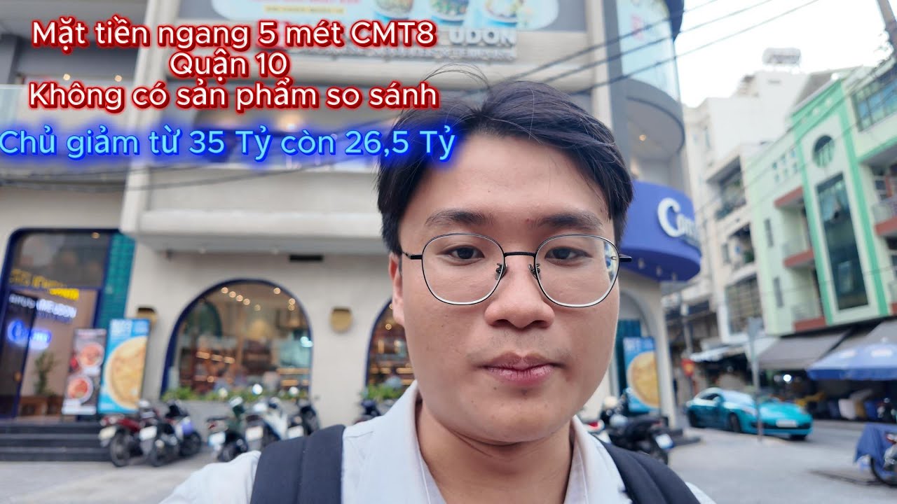Bán nhà mặt tiền CMT8 Ngang 5,12m --- CN 78m2 Chủ thiện chí giảm từ 35 còn 26,5 Tỷ