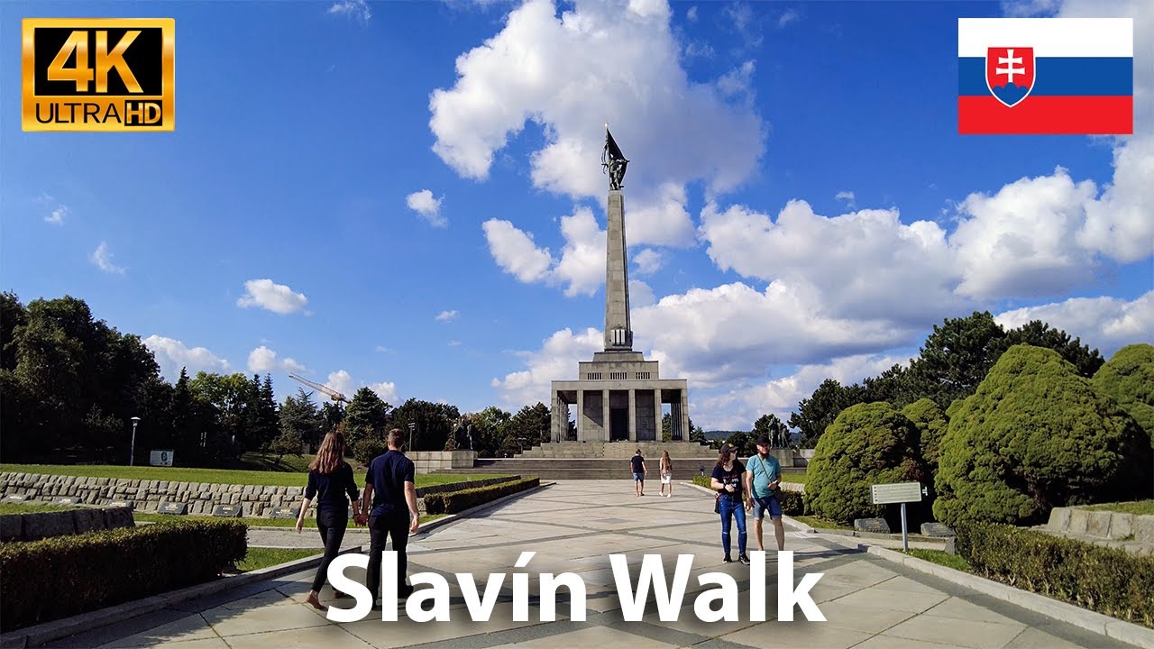 Slavín Walk | BRATISLAVA | Slovakia | Soviet War Memorial Monument | UHD 4K