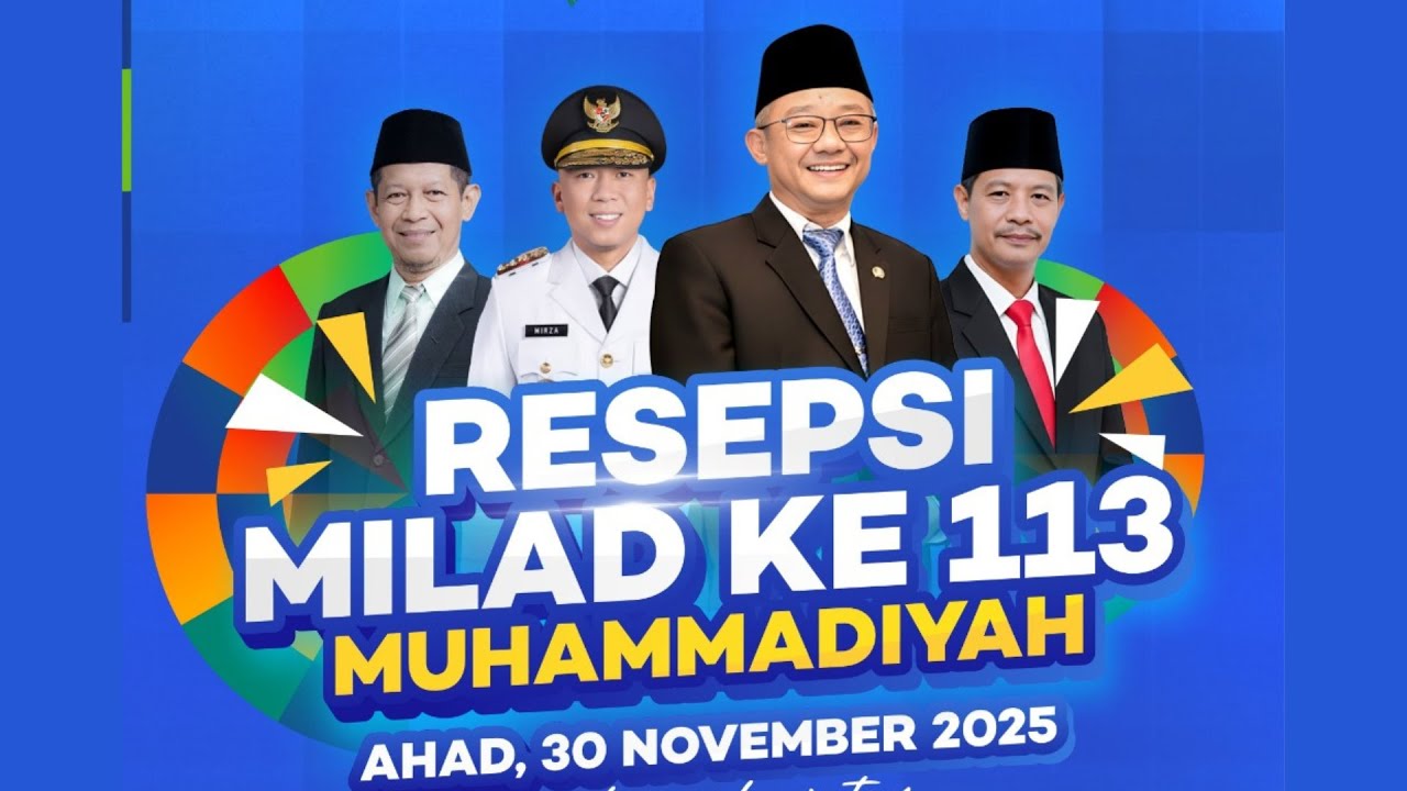 Resepsi Milad Muhammadiyah Ke-113 M | Pimpinan Wilayah Muhammadiyah Provinsi Lampung |