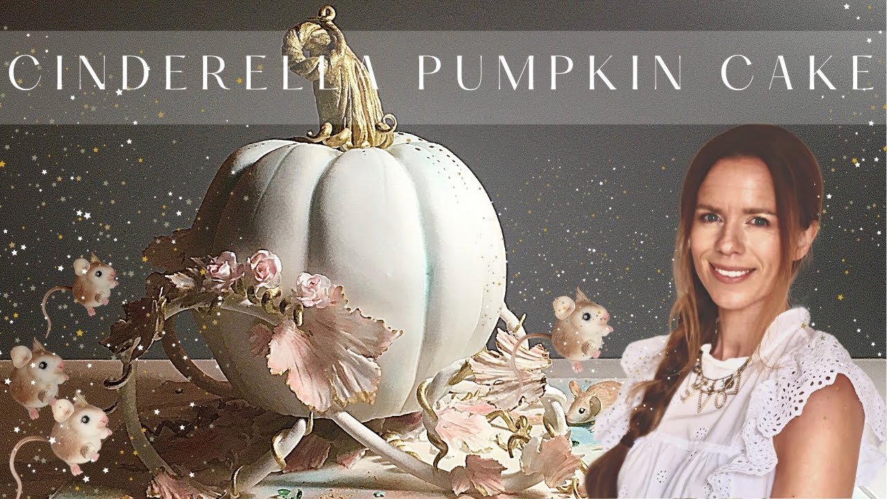 CINDERELLA PUMPKIN CAKE TUTORIAL | Carved Carriage cake | Updated version!