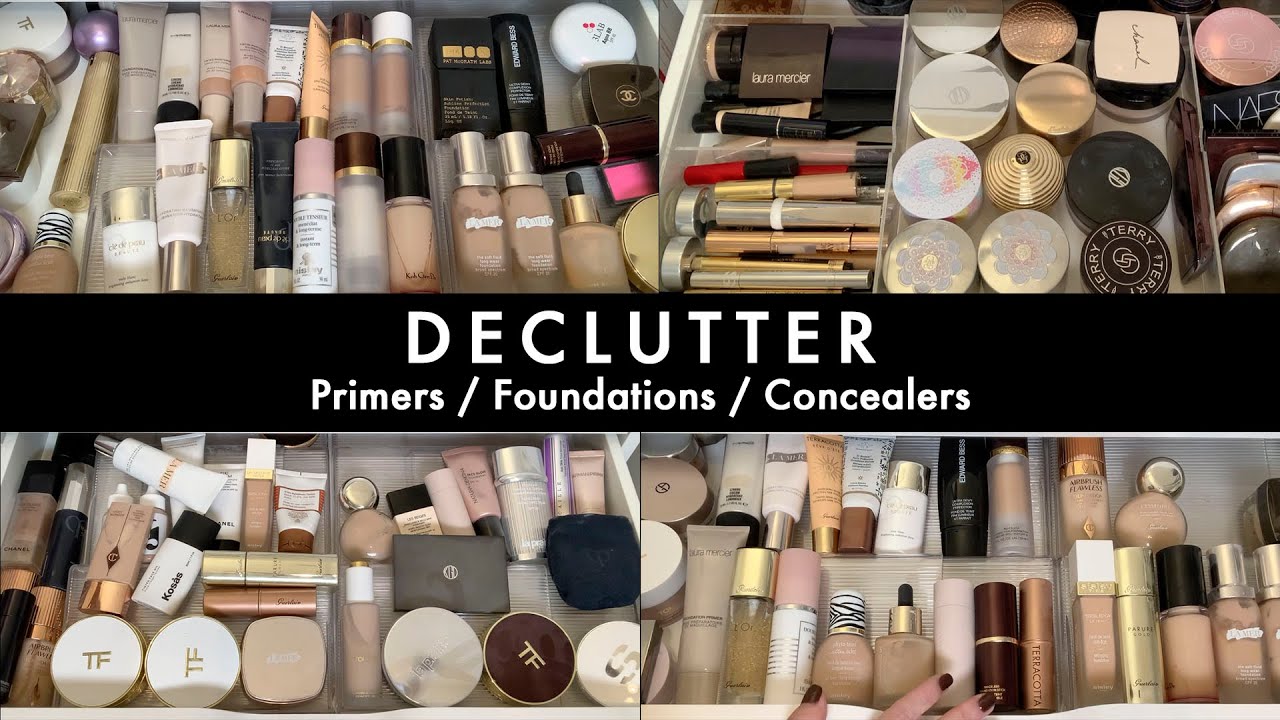 DECLUTTER - Primers Foundations Concealers #MISHMAS DAY 13