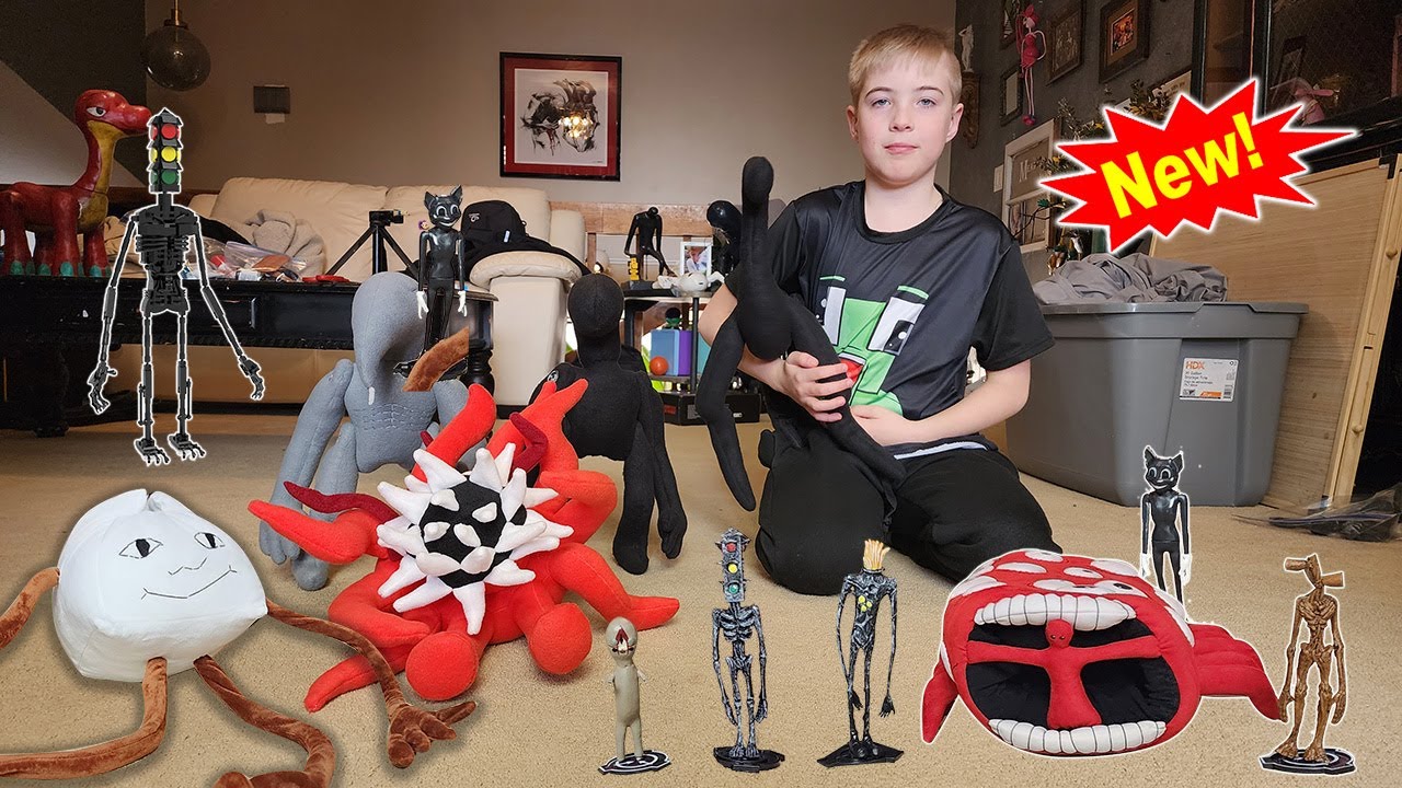 Unboxing 6 New Trevor Henderson Plush + Toys!