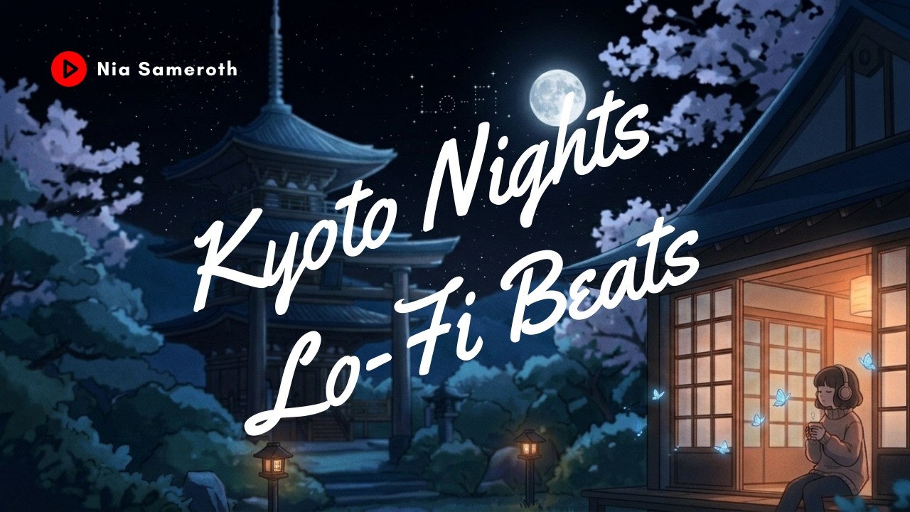 POV Roaming Late Night In Kyoto ⛩️ Japanese Lo-Fi Mix [relaxing instrumental / study beats]