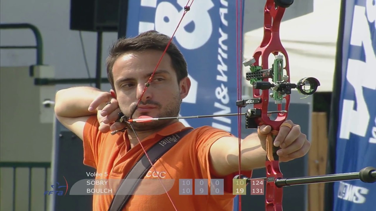 Sobry - Boulch Or homme | Championnat de France Fita arc à poulies Argenteuil 2017