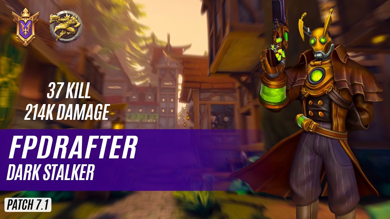 37 KILL 214K DAMAGE FPDRAFTER ANDROXUS PALADINS COMPETITIVE (GRANDMASTER) DARK STALKER