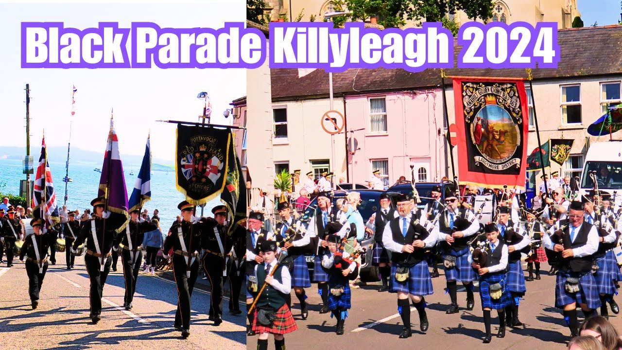 The Black Parade Killyleagh 2024 Full Band Parade.